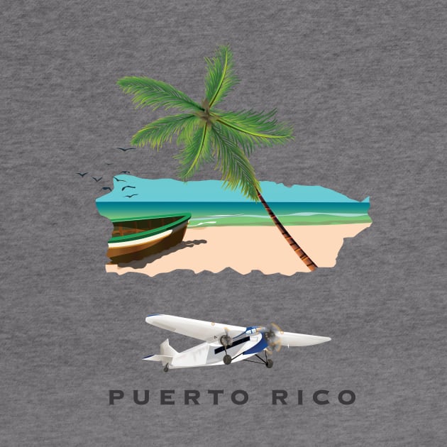 puerto rico travel poster by nickemporium1